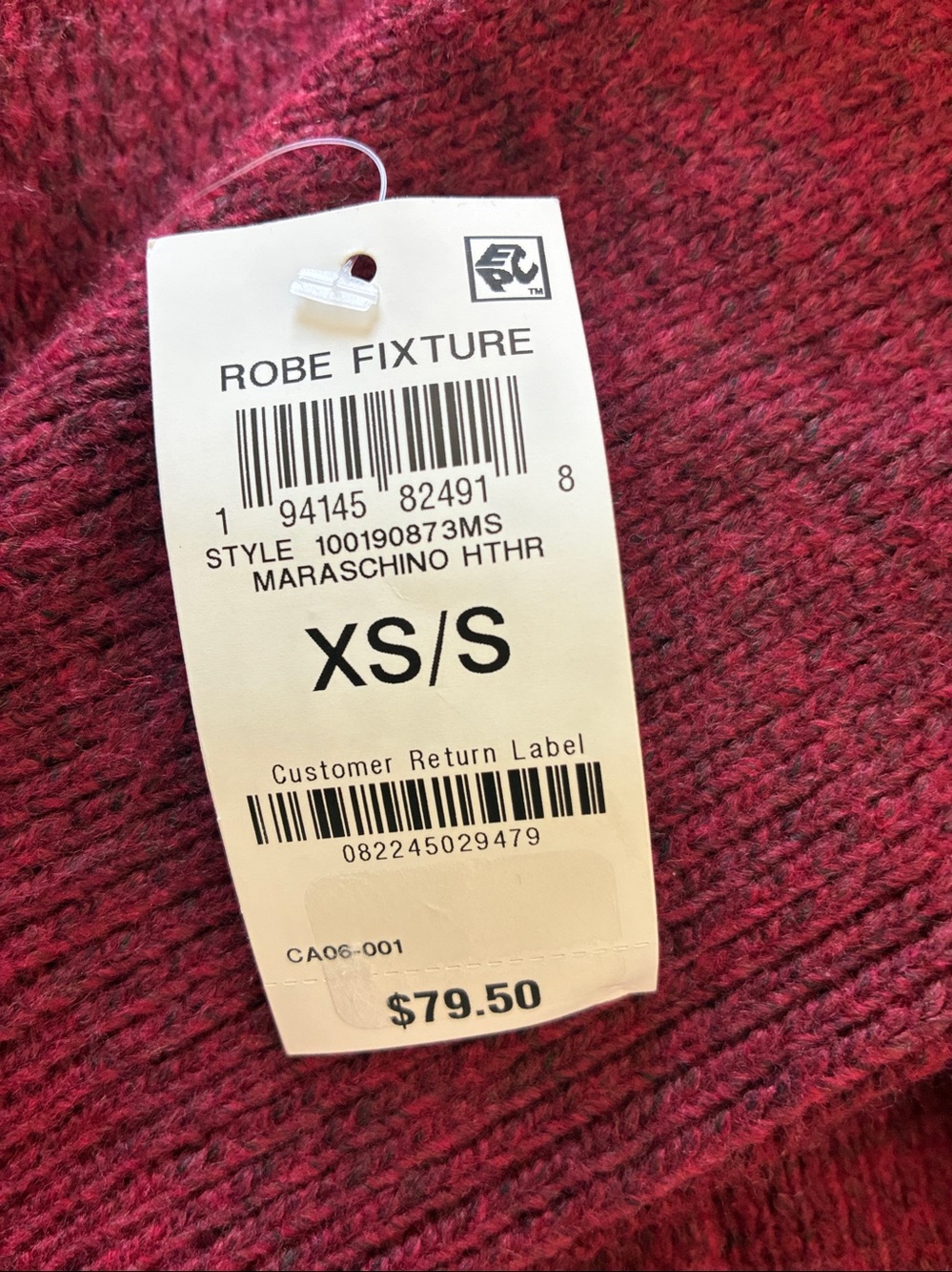 State of Day Women's Knit Long-Sleeve Duster Robe Maraschi Loungewear XS/S NWT - Picture 13 of 14